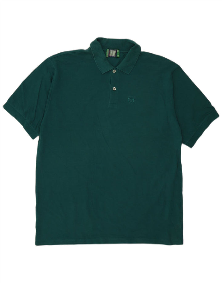Camisa pólo masculina Sergio Tacchini grande algodão verde