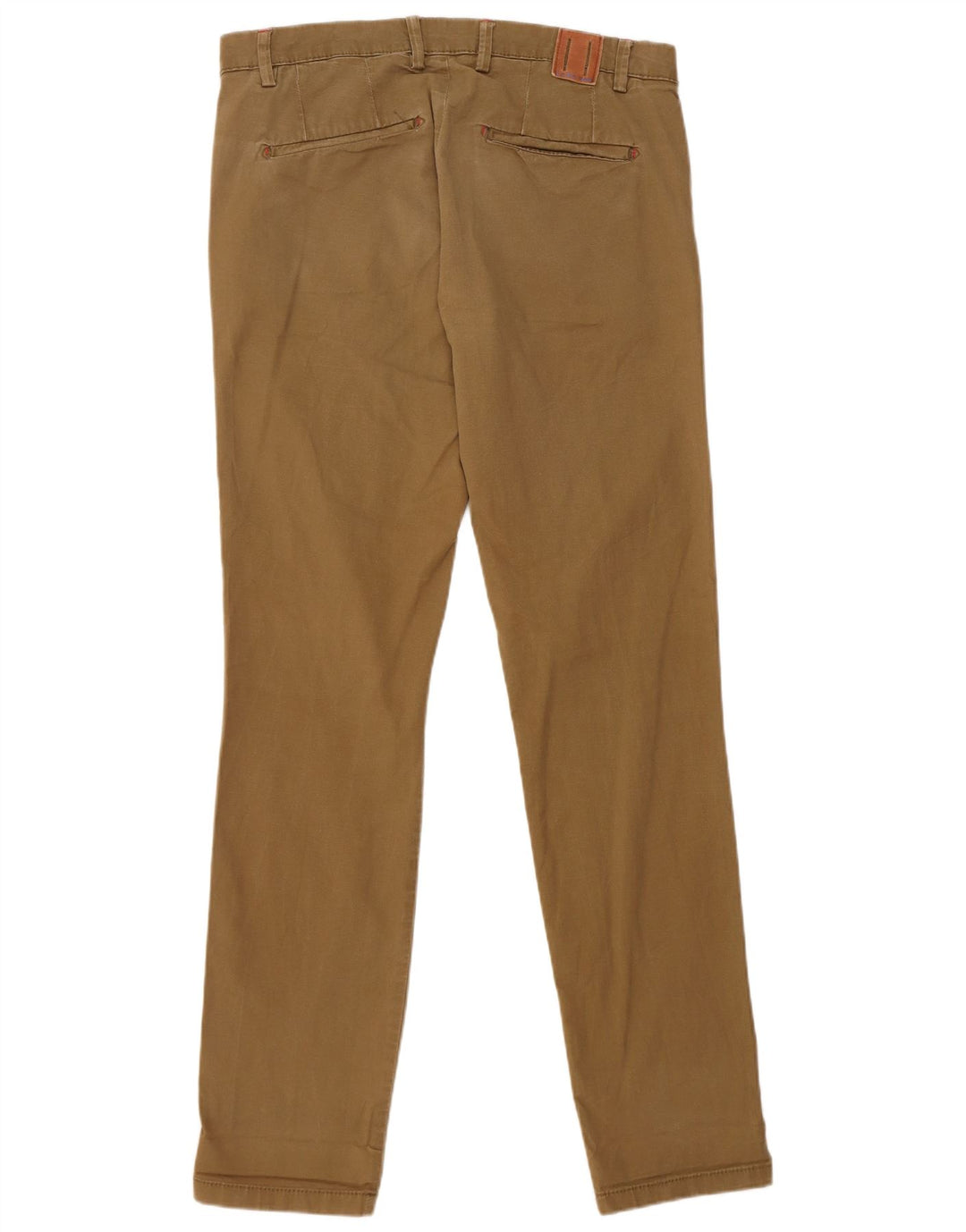 Zara Mens Slim Chino Calças EU 40 Médio W31 L33 Marrom
