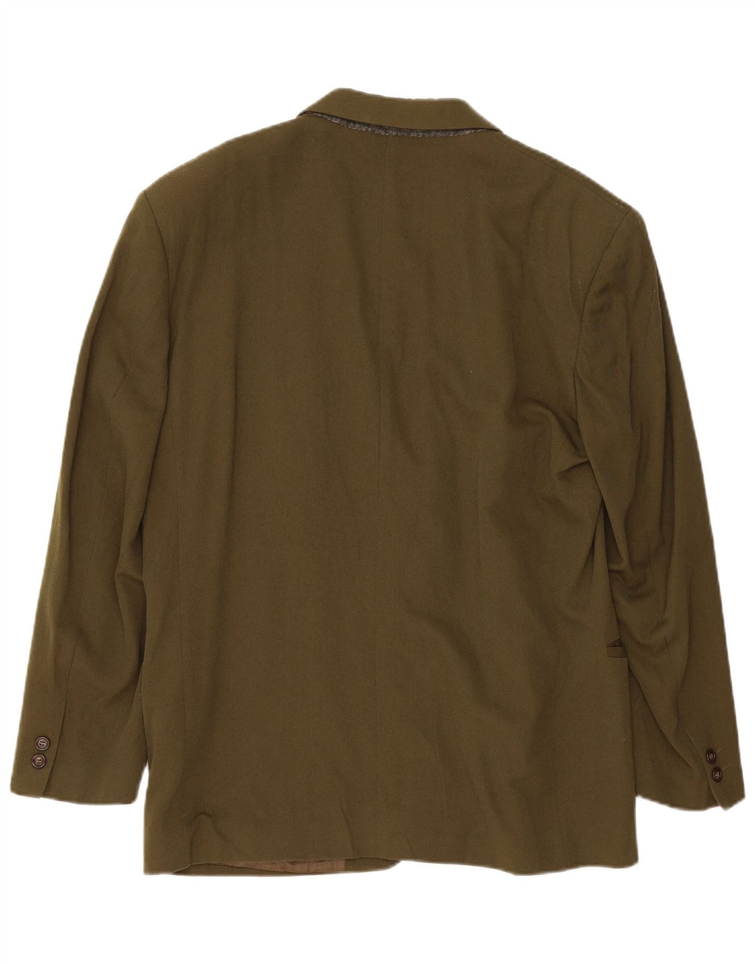Jaqueta blazer masculina Byblos com 2 botões IT 50 grande lã cáqui