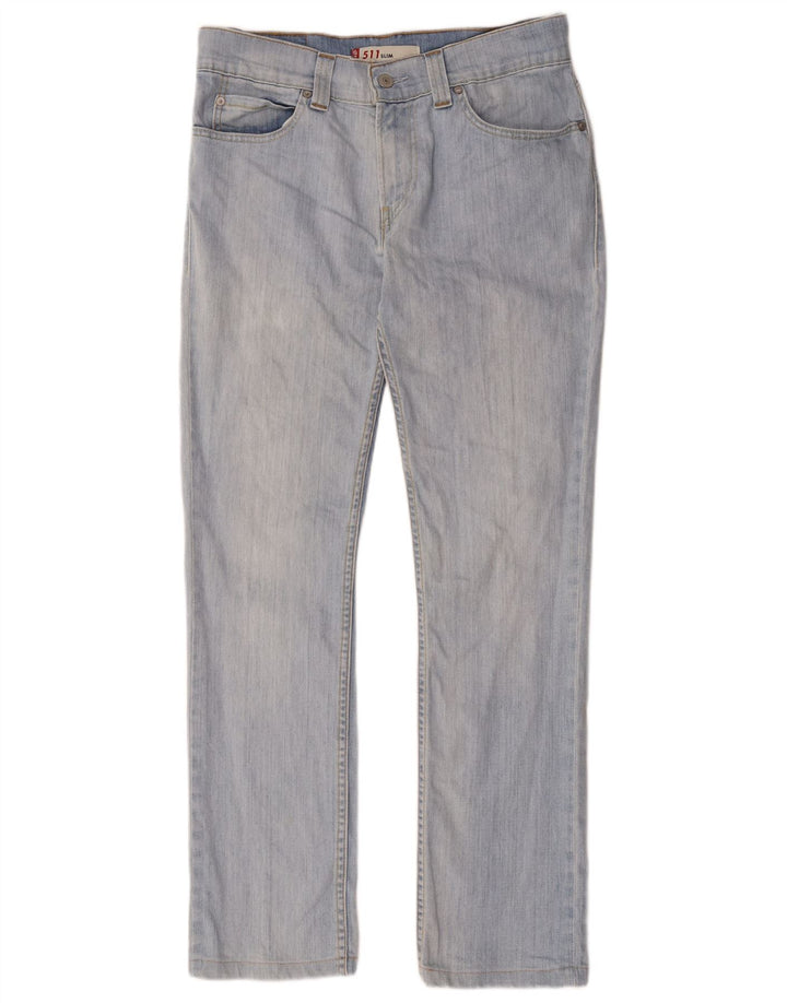 Calça jeans feminina Levi's 511 Slim W34 L34 azul algodão
