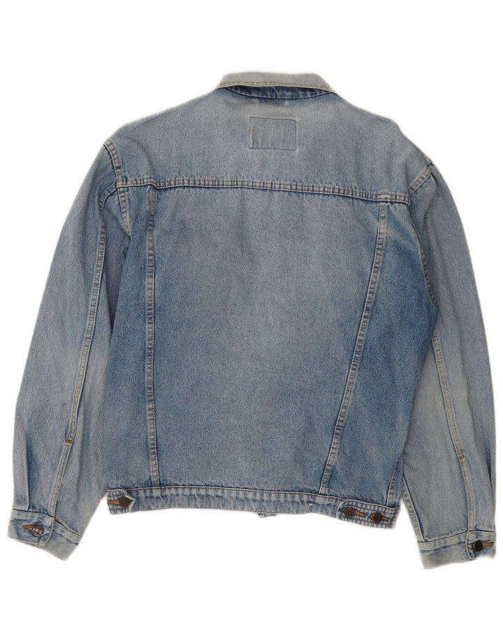 Jaqueta jeans masculina MICHELANGELO UK 40 grande azul