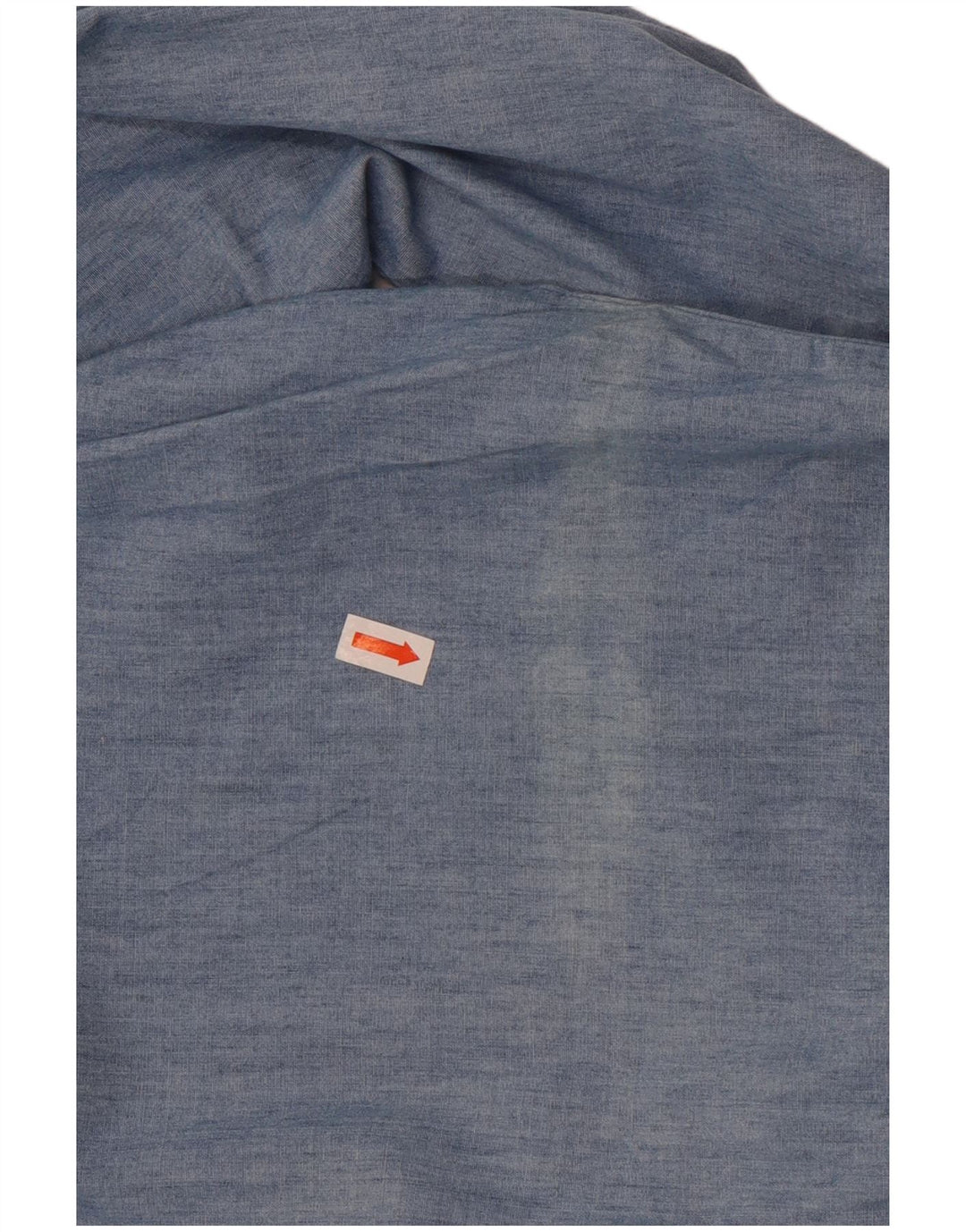 Camisa jeans feminina Izod Reino Unido 16 grande algodão azul