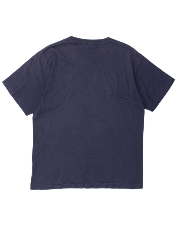 Camiseta Nike Masculina Graphic Top UK 39/41 Médio Azul Marinho Algodão