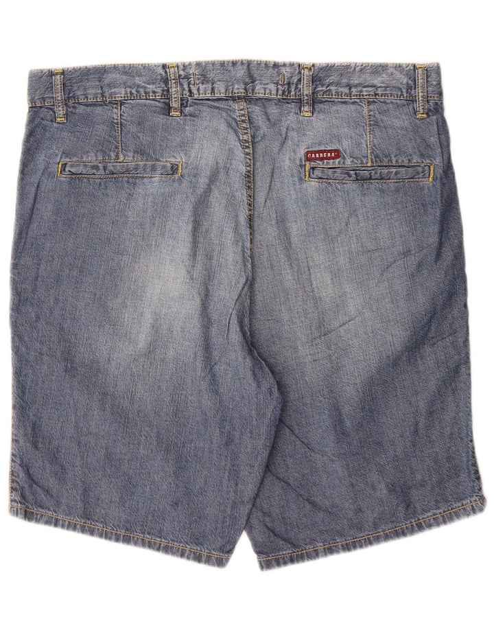 Shorts jeans masculino regular Carrera IT 50 grande W34 azul algodão