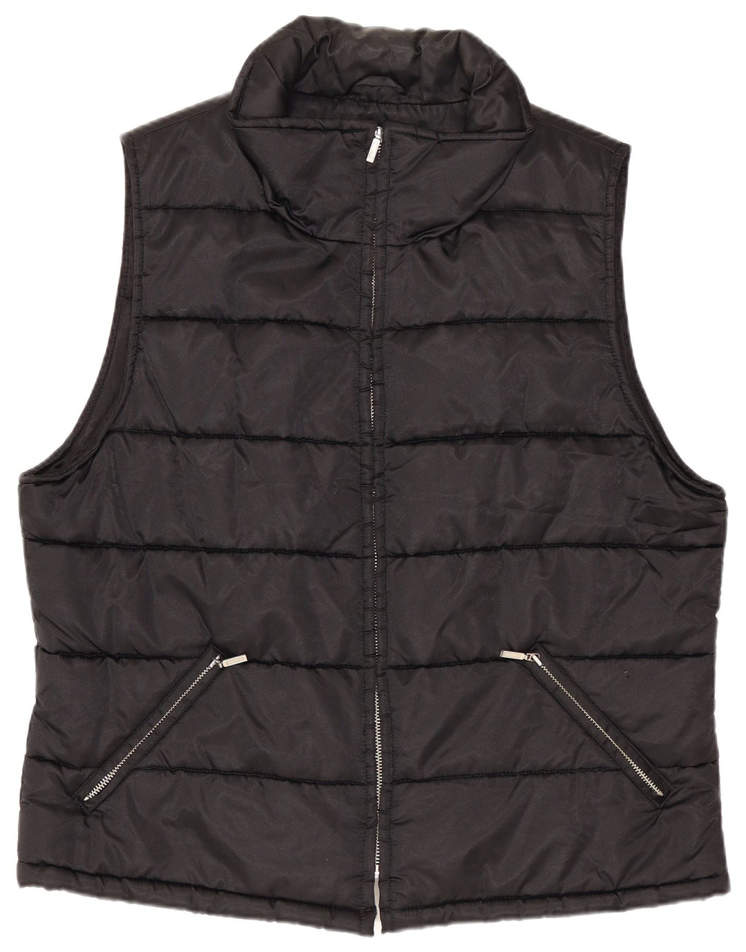 Colete acolchoado feminino Fusion UK 18 XL preto nylon