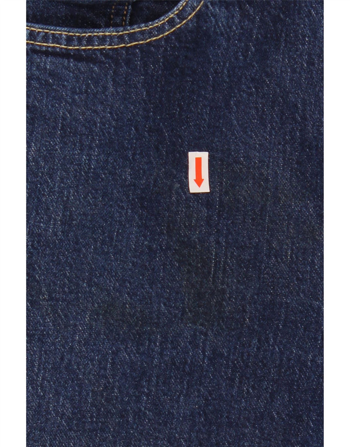 LEVI'S Masculino 502 Tapered Jeans W34 L30 Azul Marinho Algodão