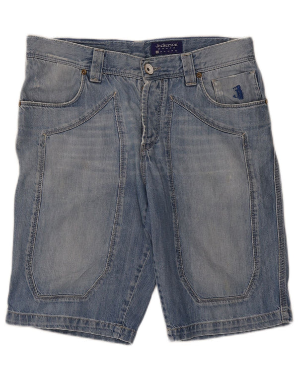 Shorts jeans masculino Jeckerson W33 azul médio