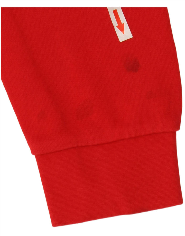 Suéter feminino Lee com estampa regular e ajuste regular, algodão vermelho médio 14