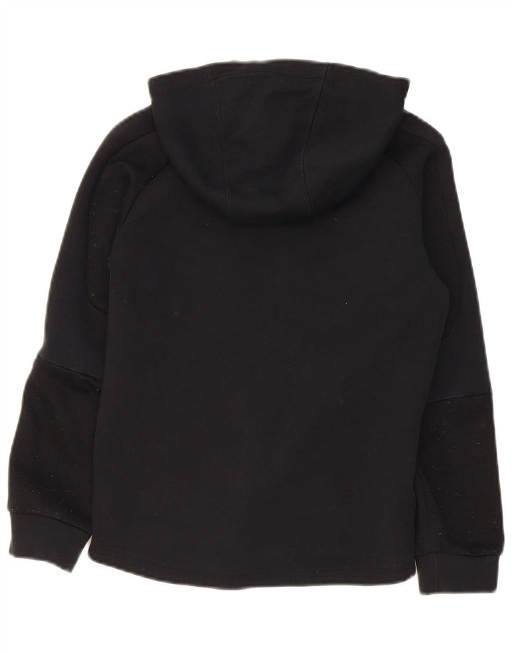 Suéter PUMA Boys Zip com capuz 11-12 anos algodão preto