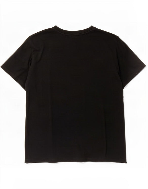 Camiseta feminina Mustang com estampa gráfica UK 16 grande algodão preto