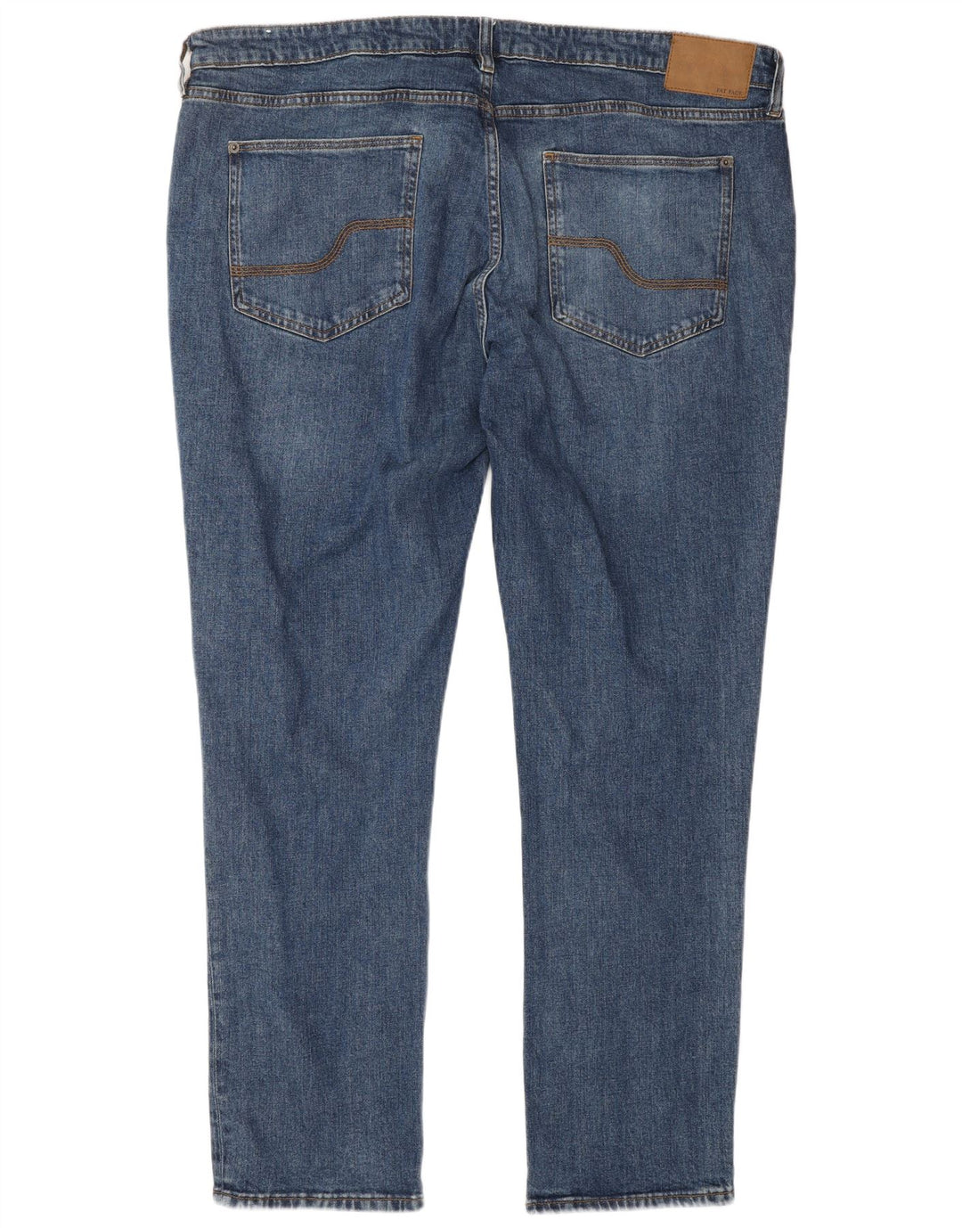FAT FACE Masculino Slim Jeans W42 L34 Azul Algodão