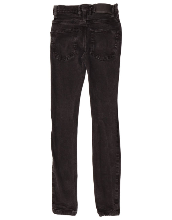 French Connection Masculino Slim Jeans W28 L32 Algodão Preto