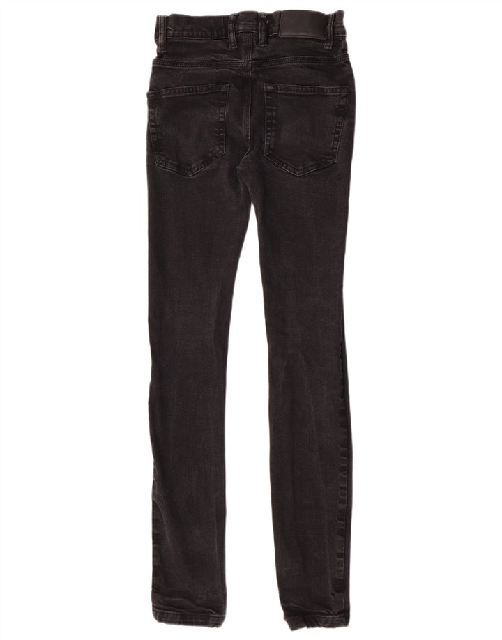 French Connection Masculino Slim Jeans W28 L32 Algodão Preto
