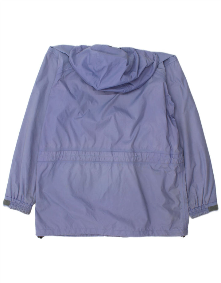 Jaqueta de chuva feminina com capuz grande Berghaus Reino Unido 12 nylon roxo médio