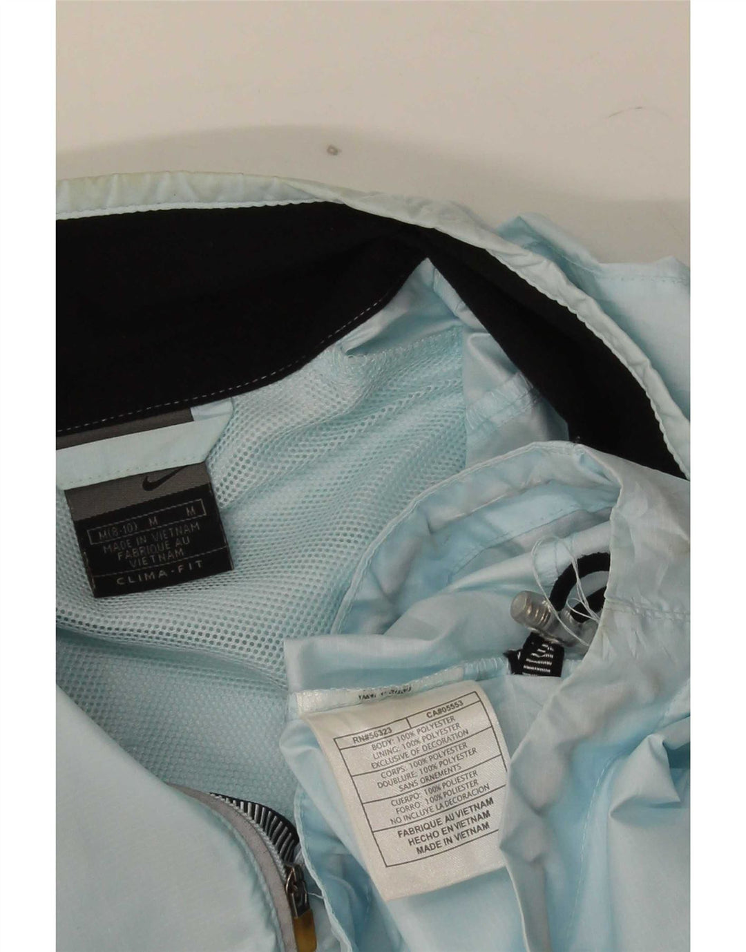 Jaqueta Nike Feminina Pulôver Treino Top EUA 8/10 Poliéster Azul Médio