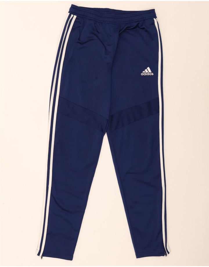 Calças de treino Adidas menino 15-16 anos azul marinho poliéster