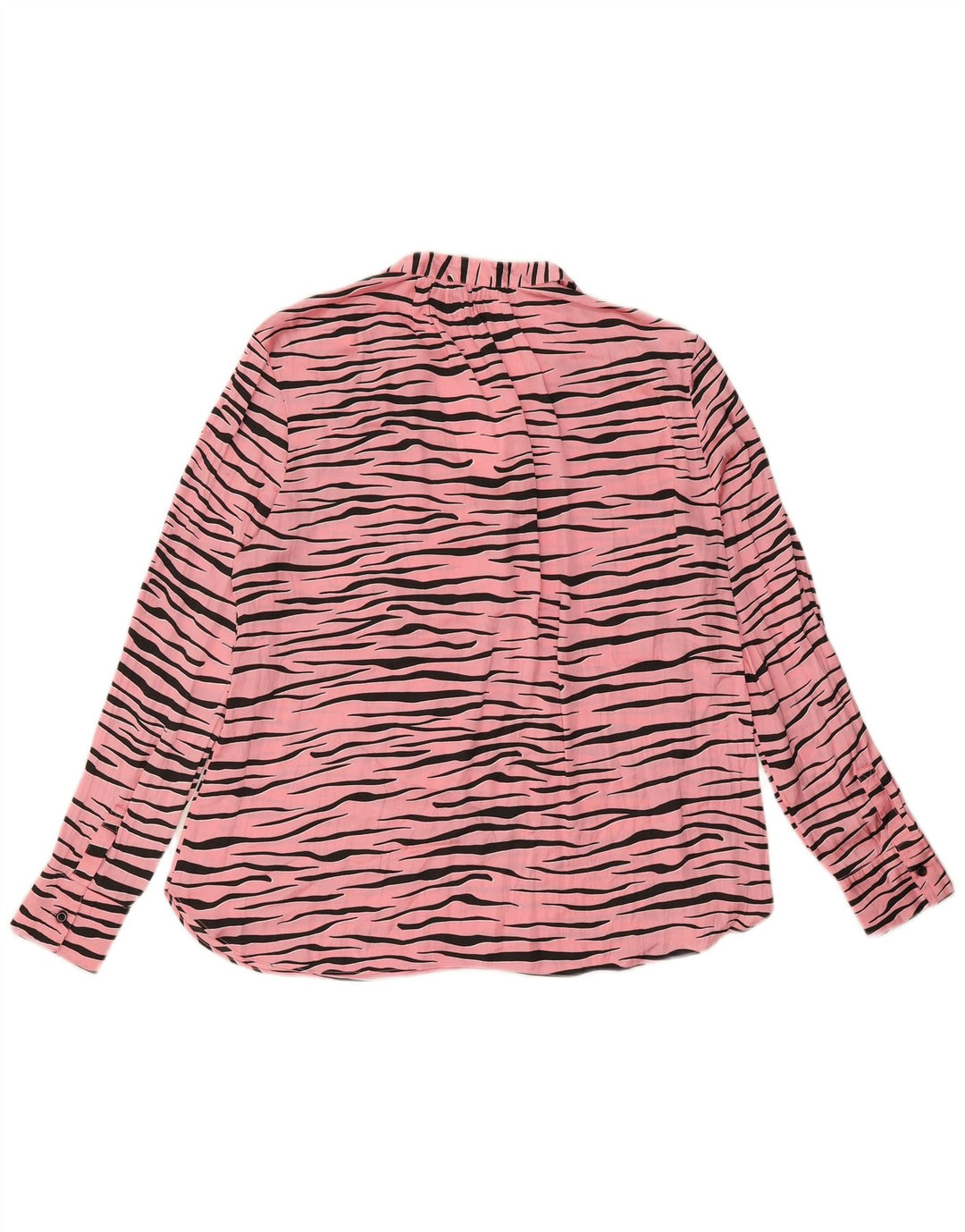 Blusa feminina French Connection Top UK 12 rosa médio estampa animal