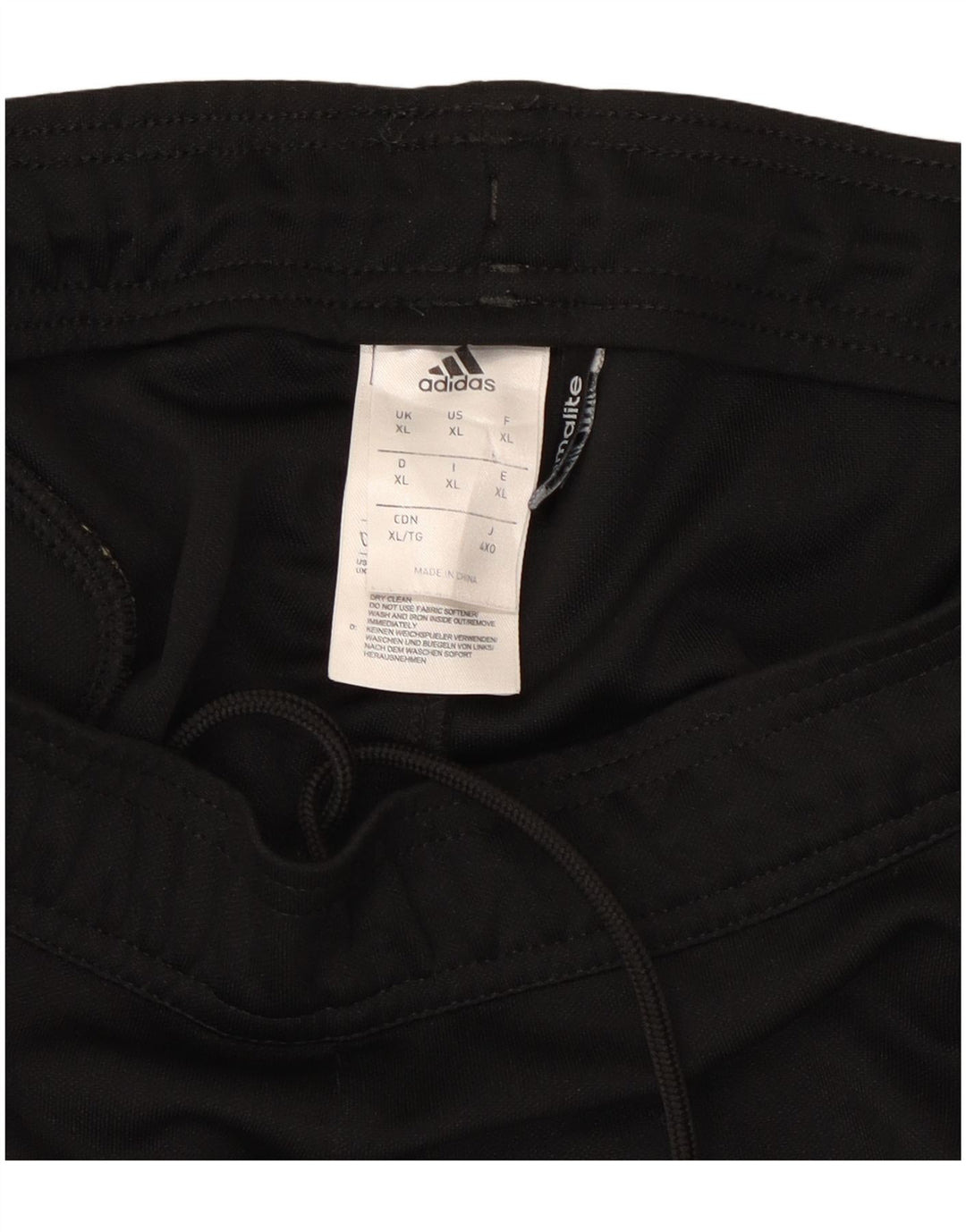 Adidas Mens Climalite Capri Calças de treino XL Preto Poliéster