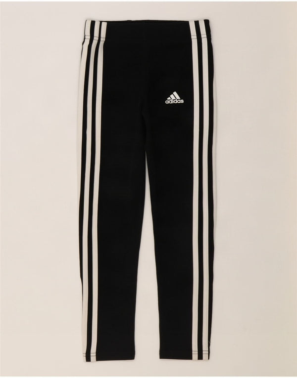 Leggings Adidas Meninas 7-8 Anos Algodão Preto