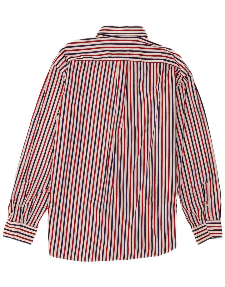 Camisa masculina Navigare XL de algodão listrado multicolorido