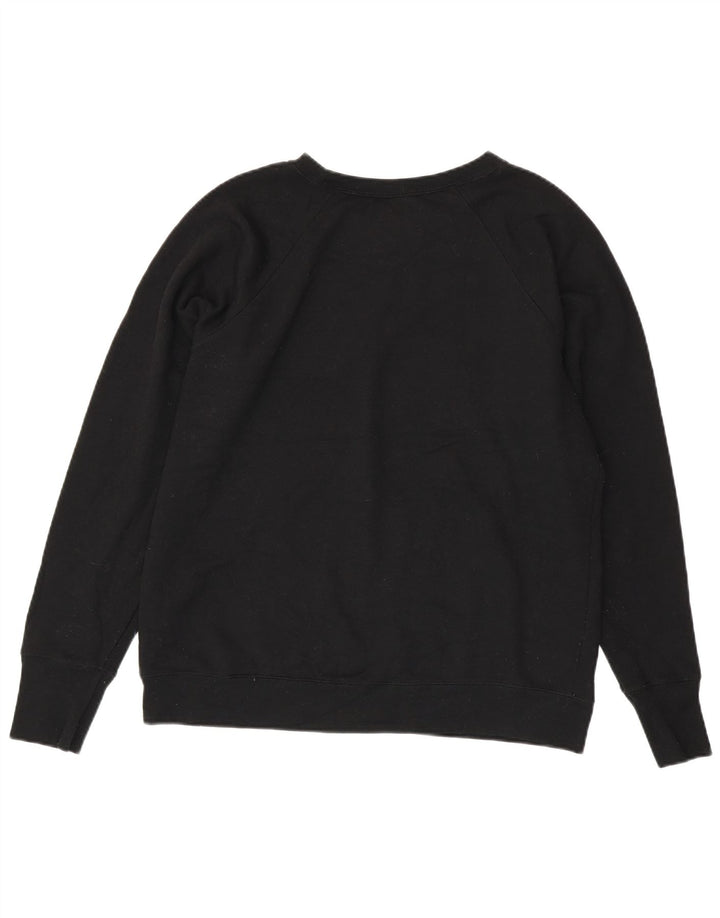 CHAMPION Suéter gráfico feminino com capuz UK 18 XL preto poliéster