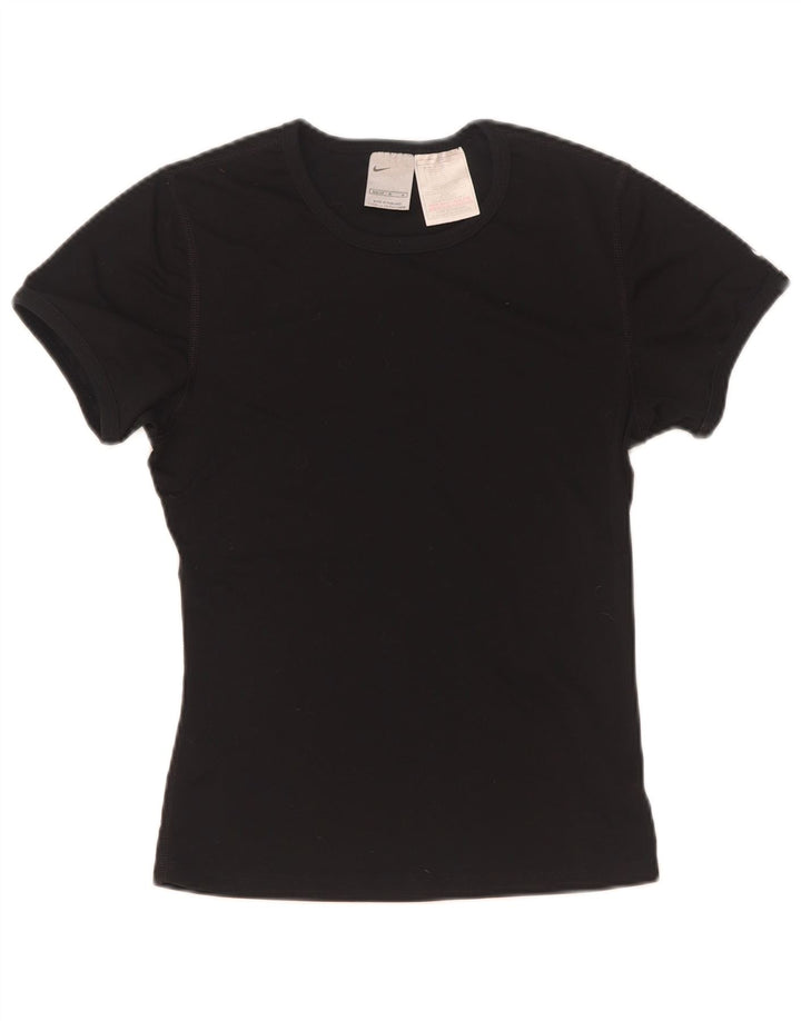Camiseta feminina Nike US 8/10 poliéster preto médio