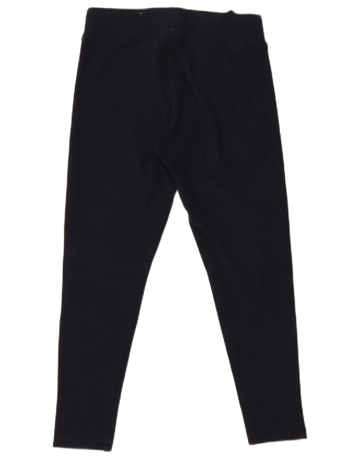 Leggings femininas Marks & Spencer UK 12 poliéster azul marinho médio