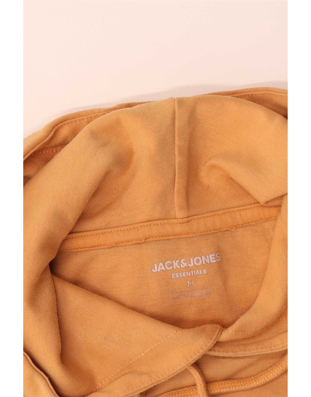 Jack & Jones moletom com capuz masculino médio algodão amarelo