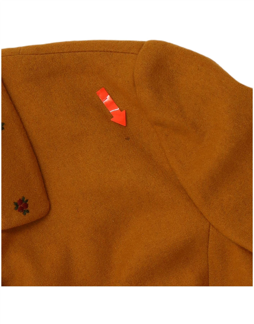 Jaqueta blazer feminina VINTAGE com 4 botões IT 38 XS algodão amarelo