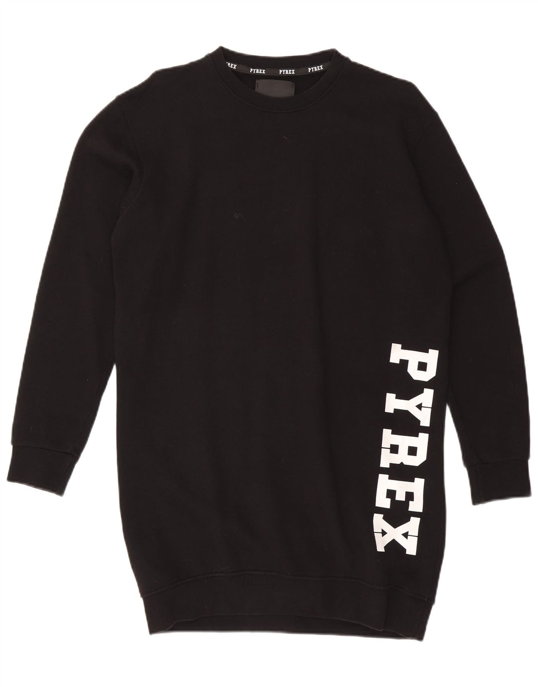 Vestido suéter feminino grande Pyrex Reino Unido 10 algodão preto pequeno