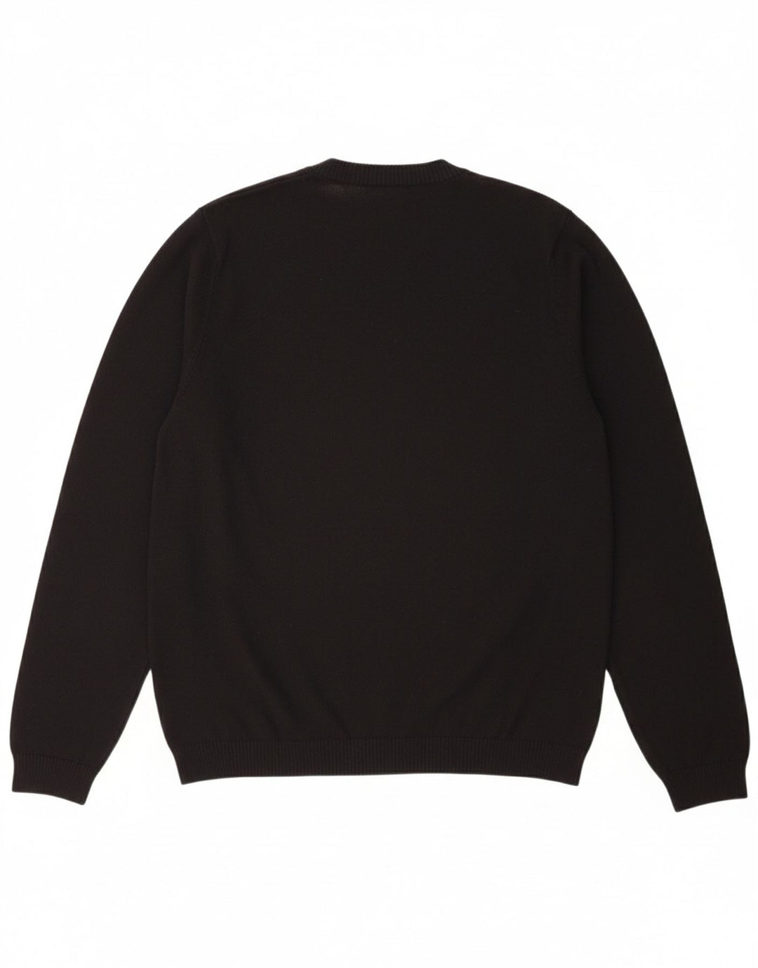 ADIDAS Mens Suéter Jumper com Gola V Preto Médio