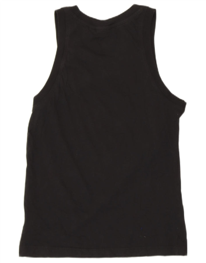 ADIDAS Mens Graphic Vest Top XS Algodão Preto