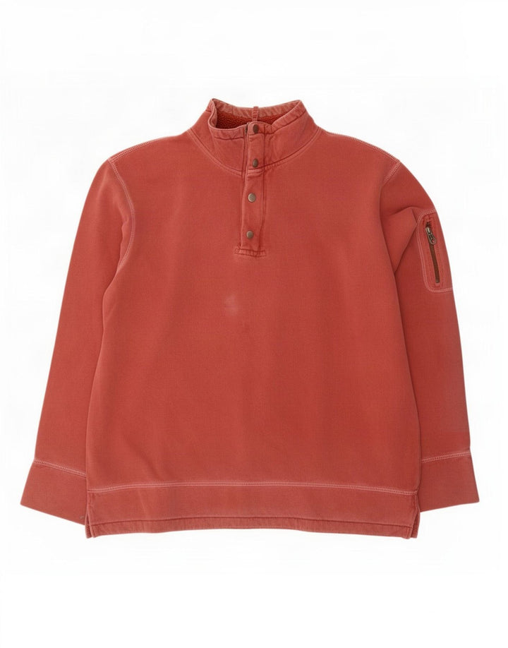 Moletom masculino Gap com zíper e gola XL em algodão vermelho