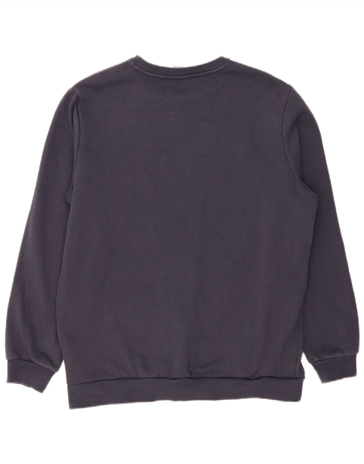 PUMA moletom masculino jumper grande algodão azul marinho