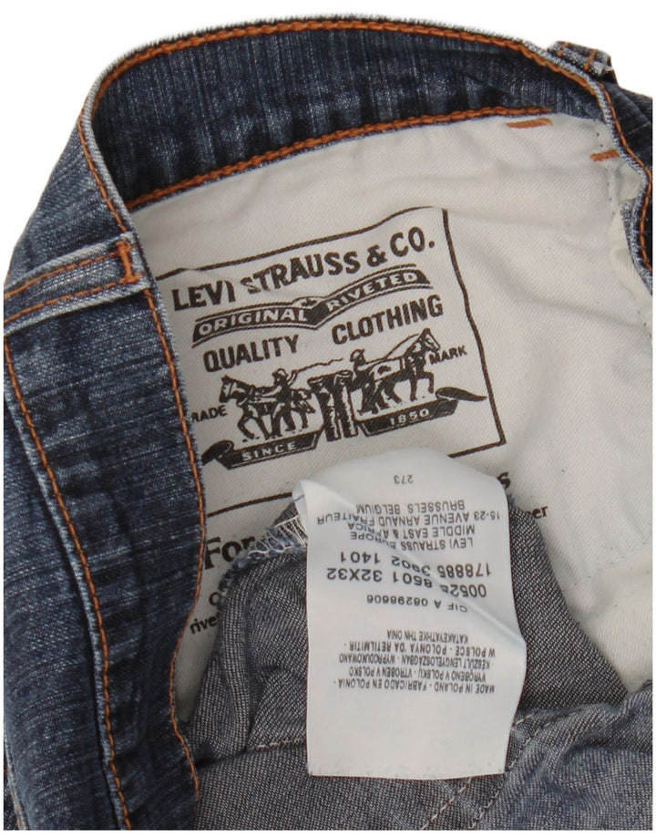 Calça Jeans Bootcut Feminina LEVI'S W32 L32 Azul Algodão