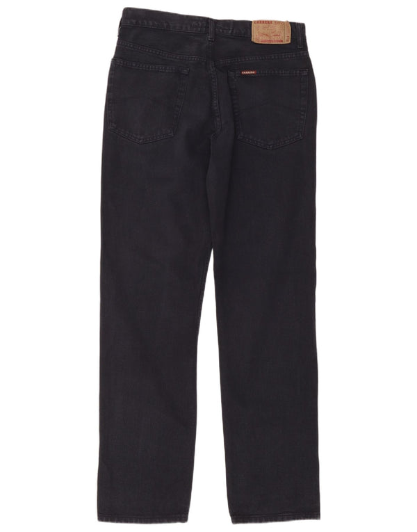 Carrera Mens Straight Jeans W33 L33 Azul Marinho Algodão