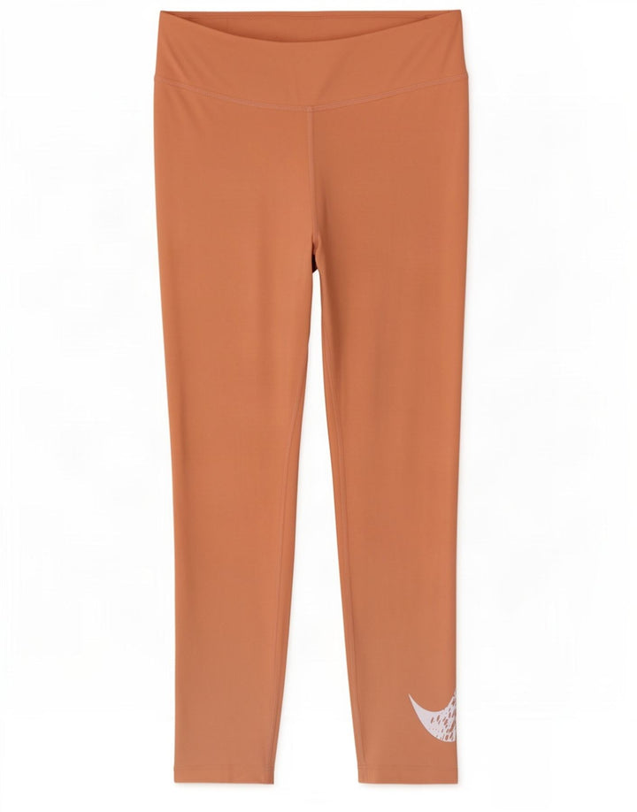 Leggings Nike Dri Fit Feminina UK 14 Médio Laranja Poliéster