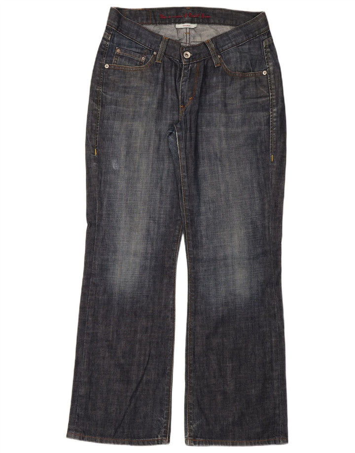 Jeans feminino Curvy Bootcut Levi's US 8 médio W29 L31 algodão azul