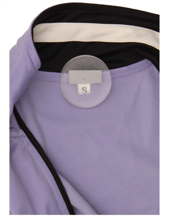 Asics Womens Tracksuit Top Jacket UK 10 Pequeno Roxo
