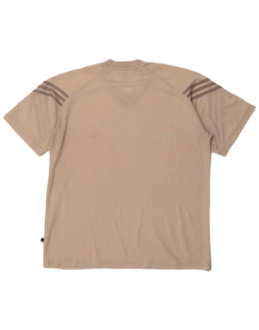 Camiseta masculina ADIDAS UK 42/44 grande poliéster bege