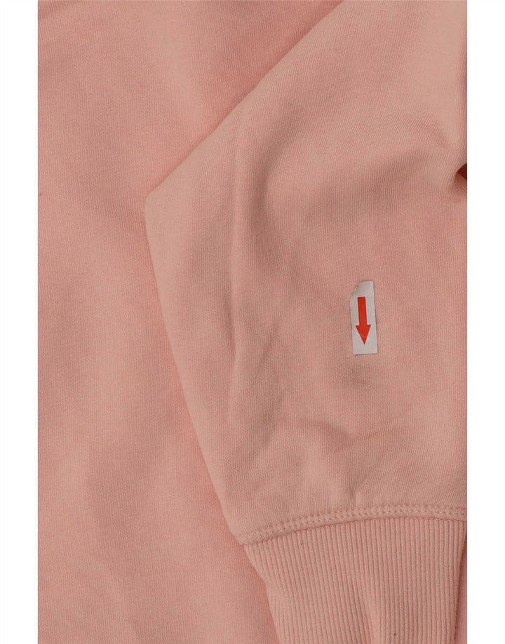 Jack Wills moletom feminino oversized com estampa gráfica Reino Unido 10 pequeno rosa
