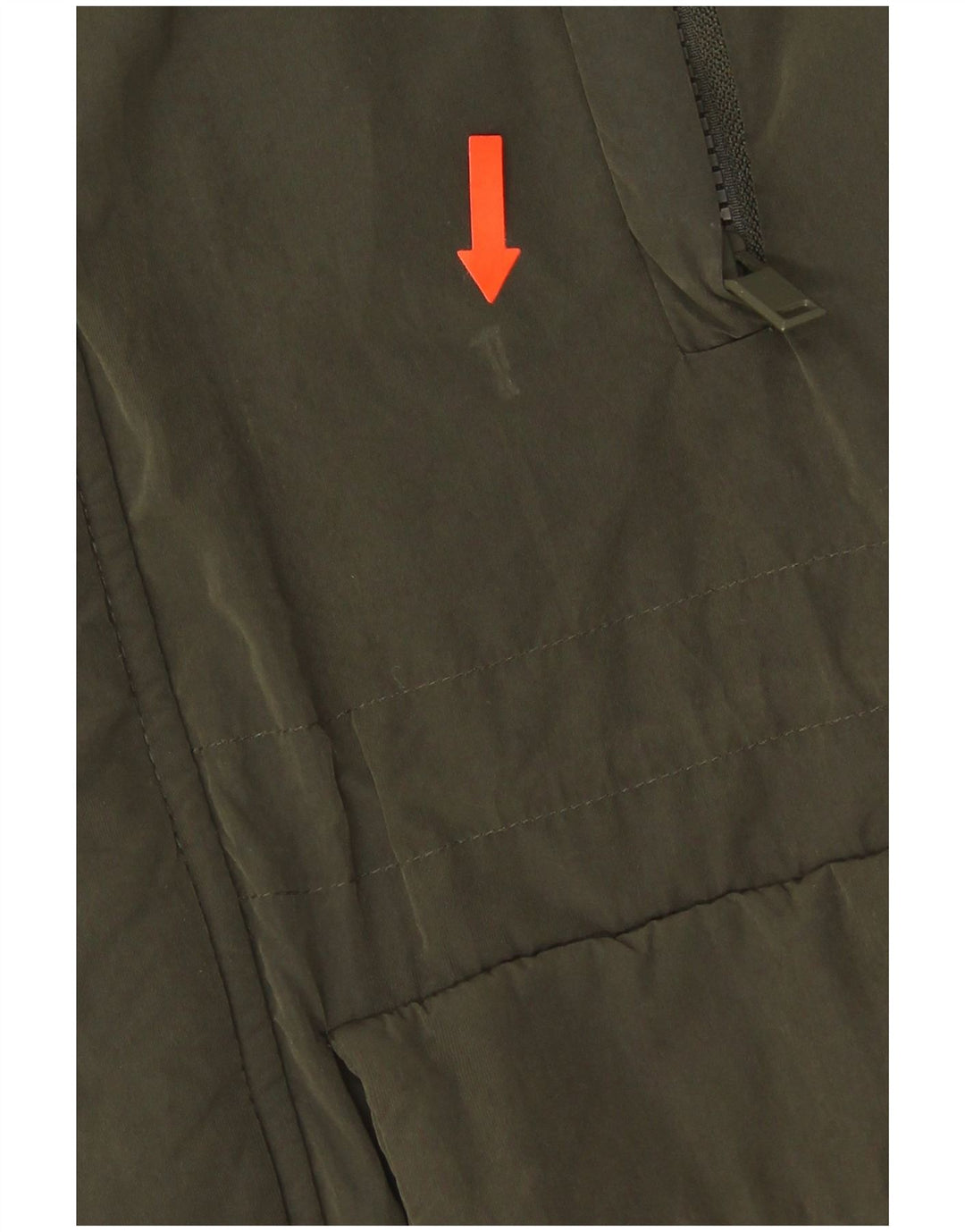 Casaco acolchoado com capuz masculino Zara UK 40 grande verde