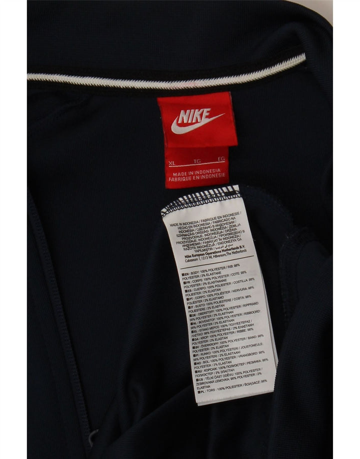 NIKE Masculino Treino Top Jacket XL Azul Marinho Colourblock Poliéster