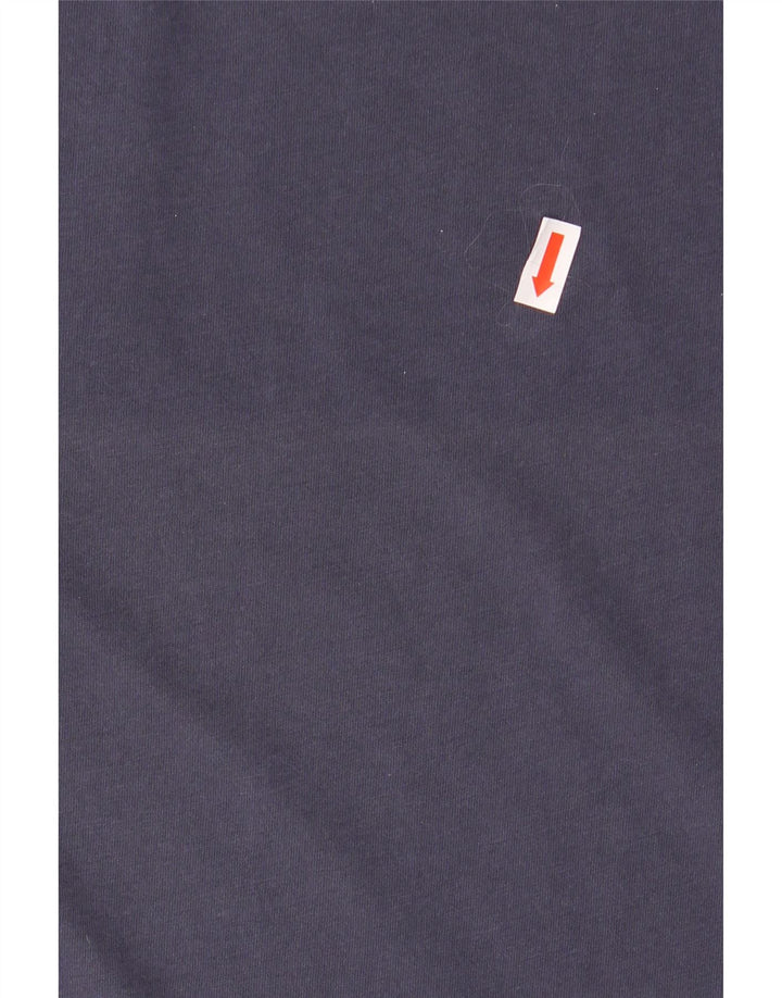 Camiseta masculina SUN68 Top médio algodão azul marinho