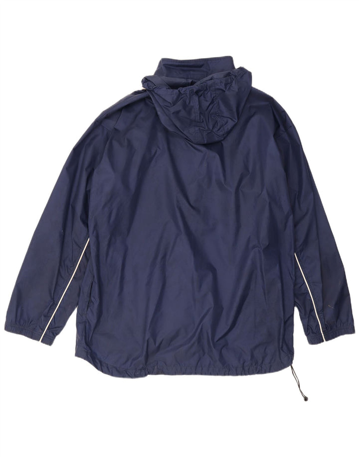 Nike masculino moletom com capuz jaqueta XL azul marinho nylon