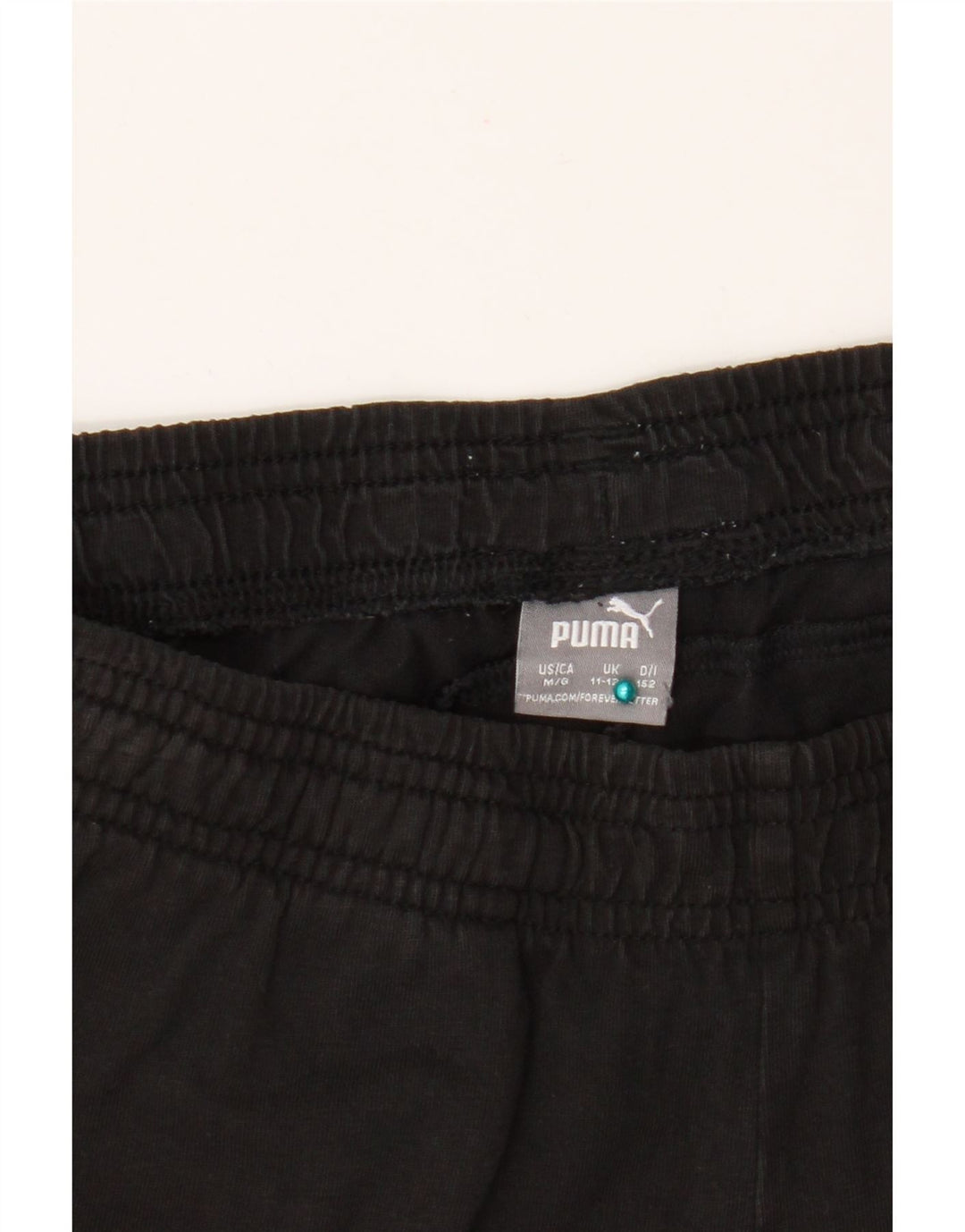 Shorts esportivos gráficos Puma Boys 11-12 anos pretos
