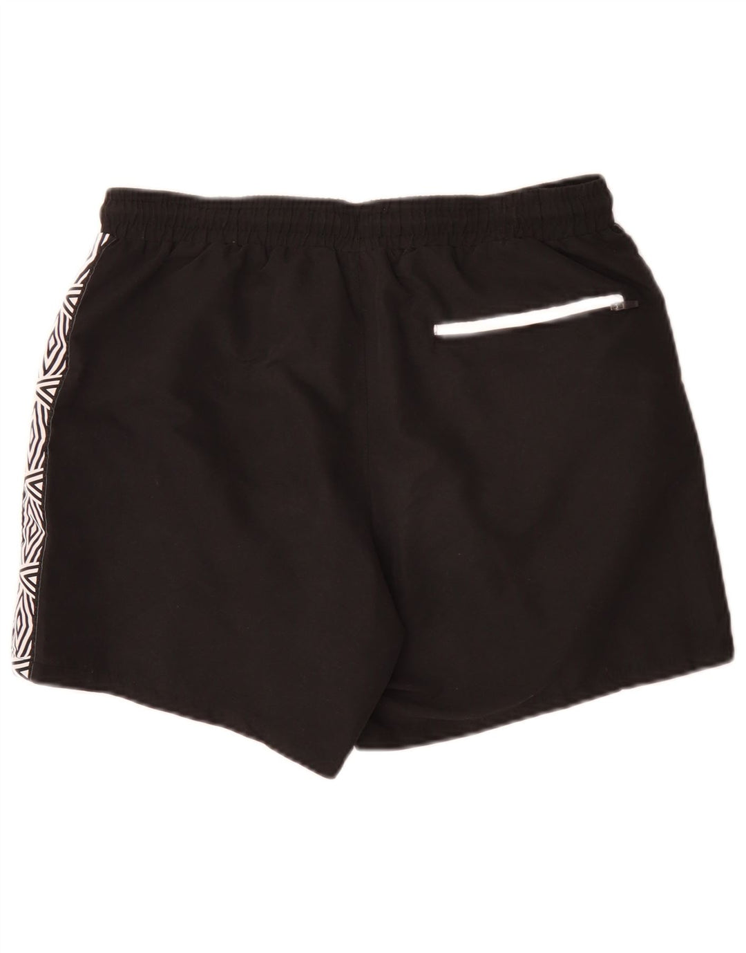 Umbro Shorts de natação masculino gráfico grande poliéster geométrico preto