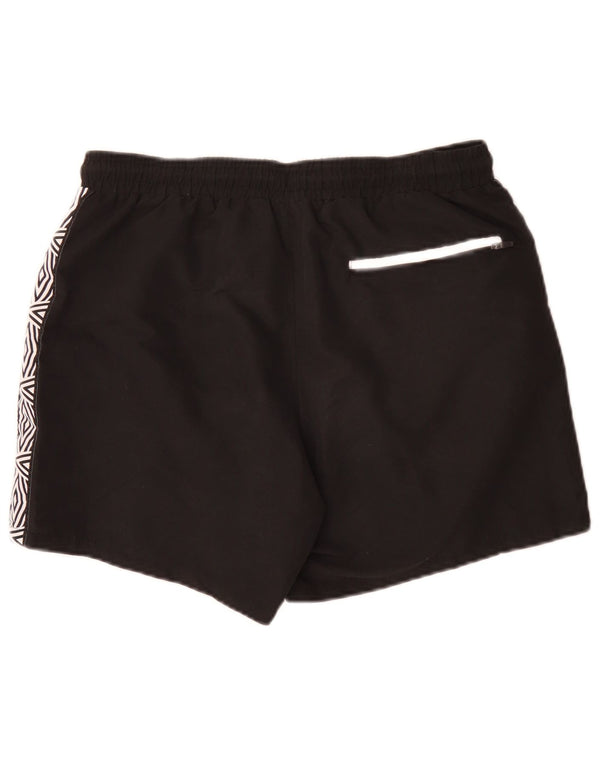 Umbro Shorts de natação masculino gráfico grande poliéster geométrico preto