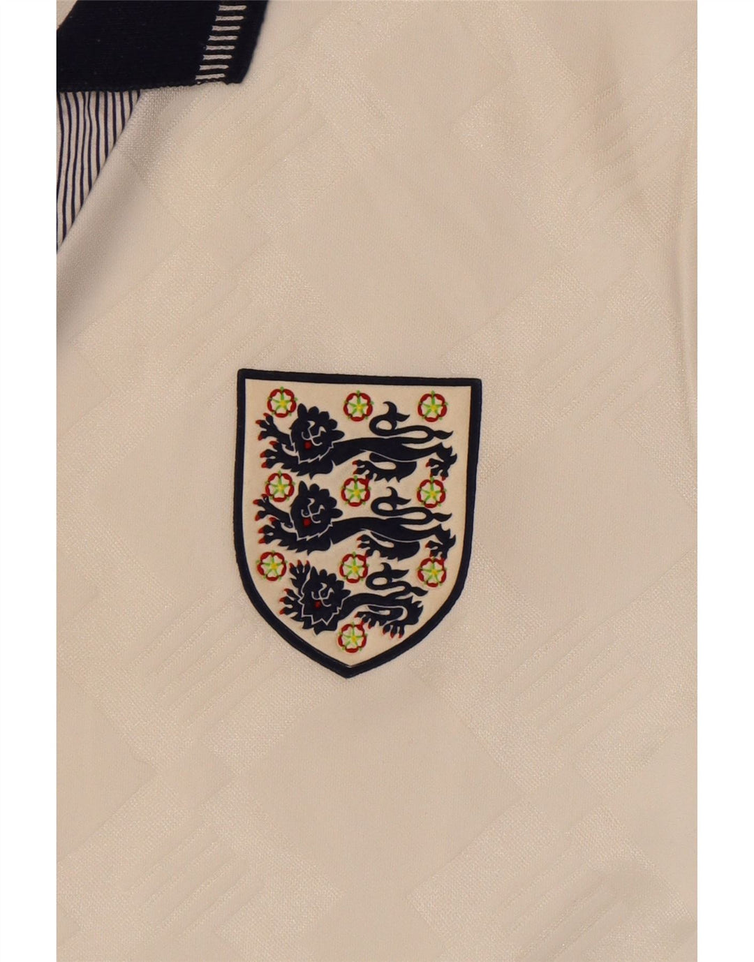 Camisa gráfica masculina Umbro Inglaterra 1990-1992 Top pequeno branco esportivo