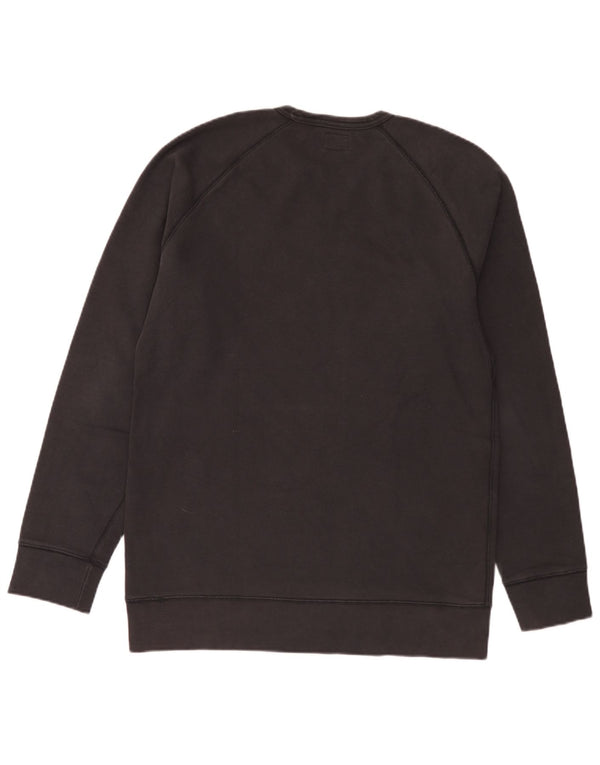 Levi's Moletom Masculino Jumper Grande Algodão Preto
